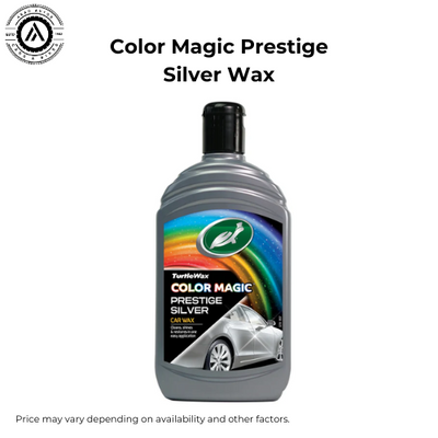 Turtle Wax Color Magic Prestige Silver Wax – 500ml for Brilliant Shine and Protection!