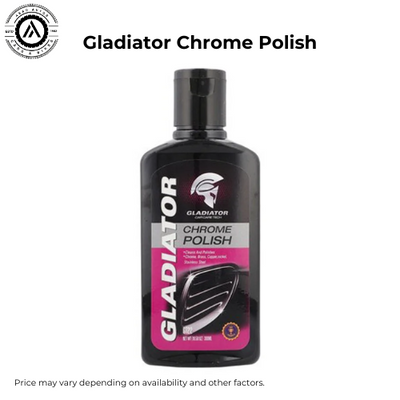 Gladiator Car Care Tech Chrome Polish GT22 – 300ml for Brilliant Chrome Shine!