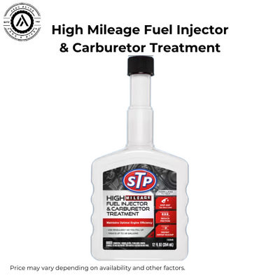 STP High Mileage Fuel Injector & Carburetor Treatment – Enhance Performance and Longevity! 354ml