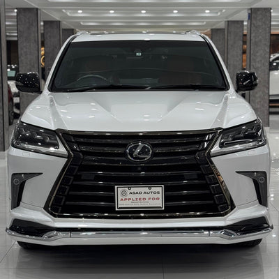 Toyota Lexus LX 570 (2019) Pearl White, Black Sequence