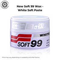 Soft99 White Soft Paste Wax – Shine and Protect with Ease! 350g