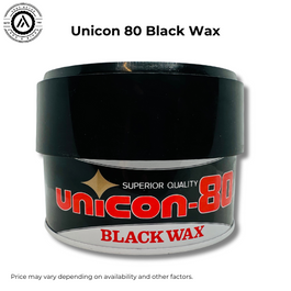 Unicon 80 Black Wax - Premium Carnauba Wax for a Lustrous Finish 200g