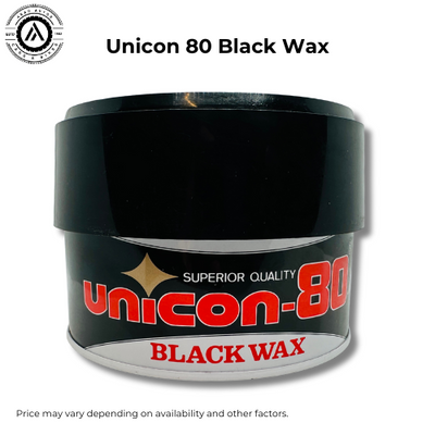 Unicon 80 Black Wax - Premium Carnauba Wax for a Lustrous Finish 200g